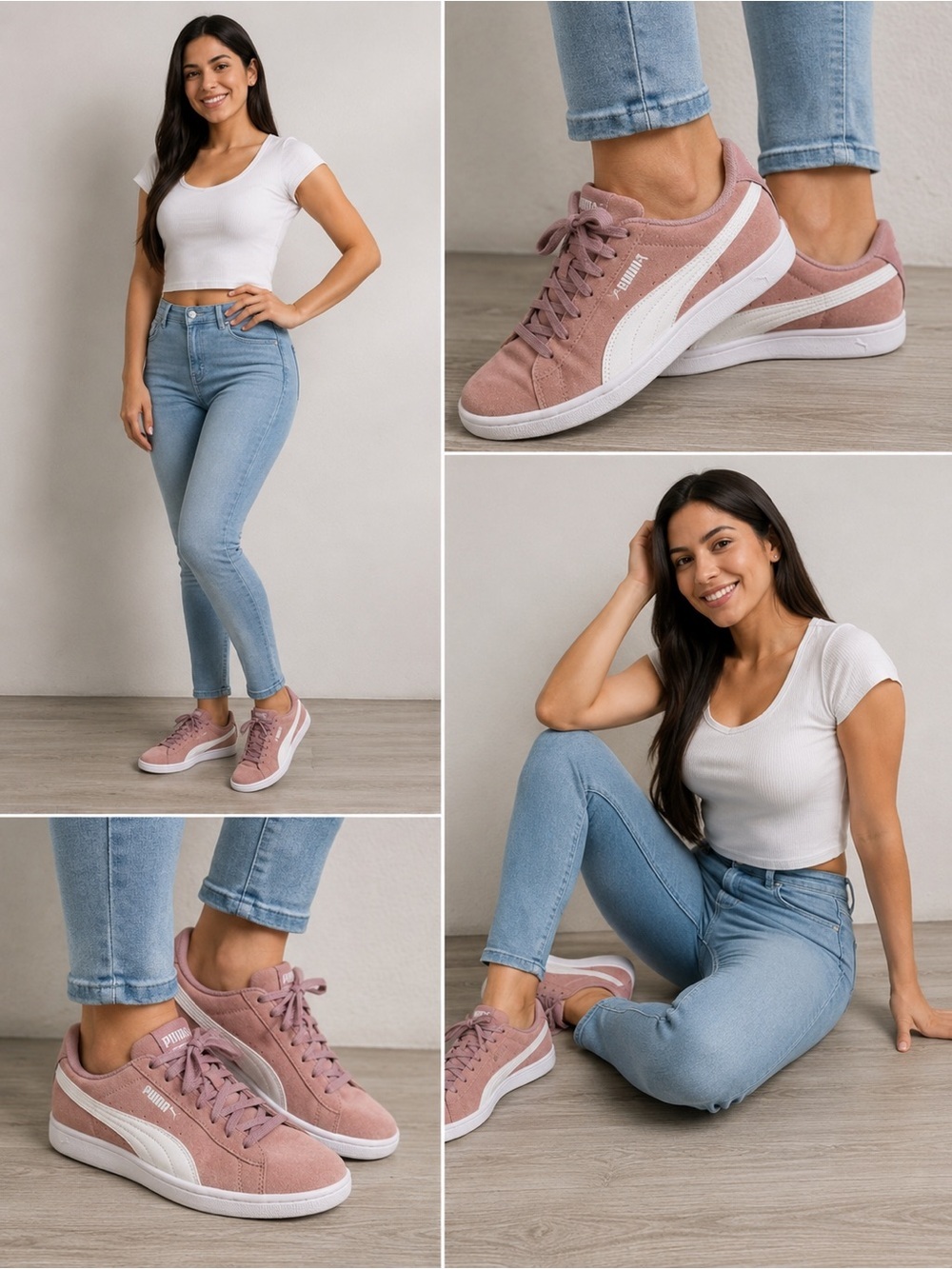 PUMA Suede Classic Women's Sneakers in Dusty Pink Size 7.5